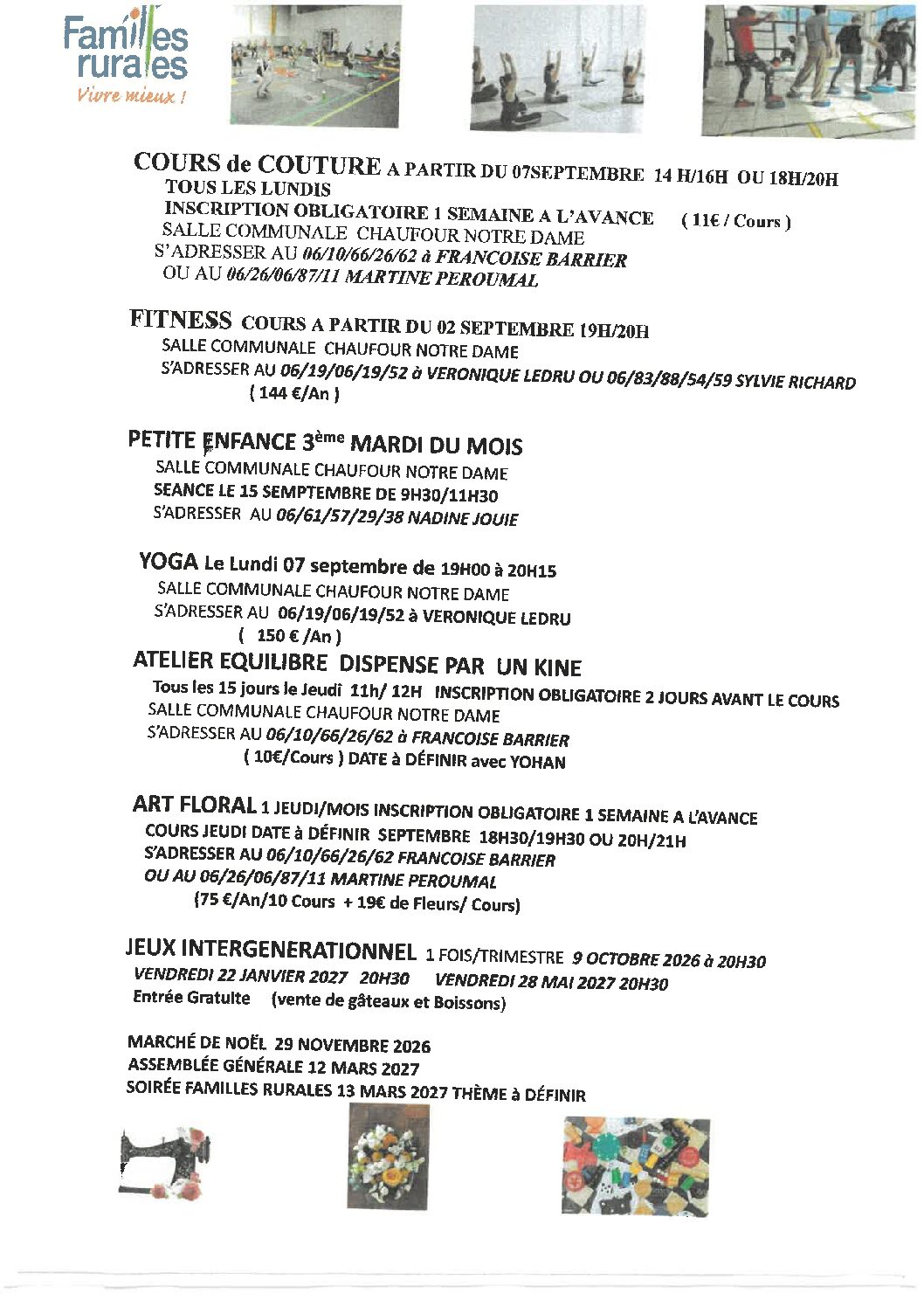 FAMILLES RURALES
